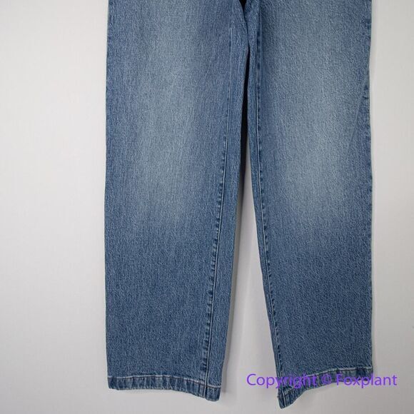 New! Madewell Emmett Wide-Leg Full Length Jean lakecourt, size 29 fits like 26 - Picture 4 of 15